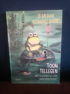 boek met kikker tekst is er dan niemand boos van Toon tellgen